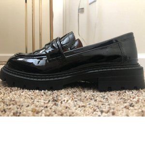 Classically Elegant Patent Leather Black Loafers